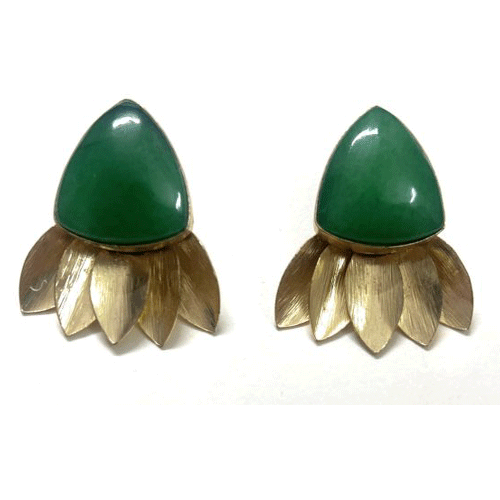 Lotus-Drop-Earrings