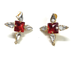 Square-Fancy-drop-Earrings