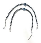 Morbih-Silvermerc-Designs-Black-Beads-Evil-Eye-Anklet