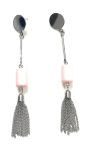 Chain-tassel-drop-earrings