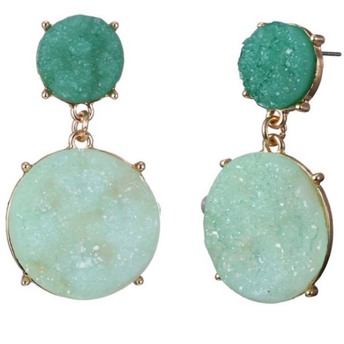 Druzy-stone-earrings
